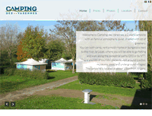 Tablet Screenshot of camping-varennes.com